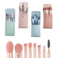 professional makeup brushes 8pcs set with bag foundation natural hair eyeshadow make up blush beauty tool kit maquiagem