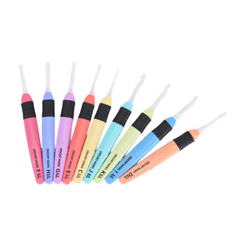 1pc Crochet Hooks Set available Sewing Needles with Led Light Up Knitting Weave Accessories 2.5MM-6.5MM 9 colors | Дом и сад