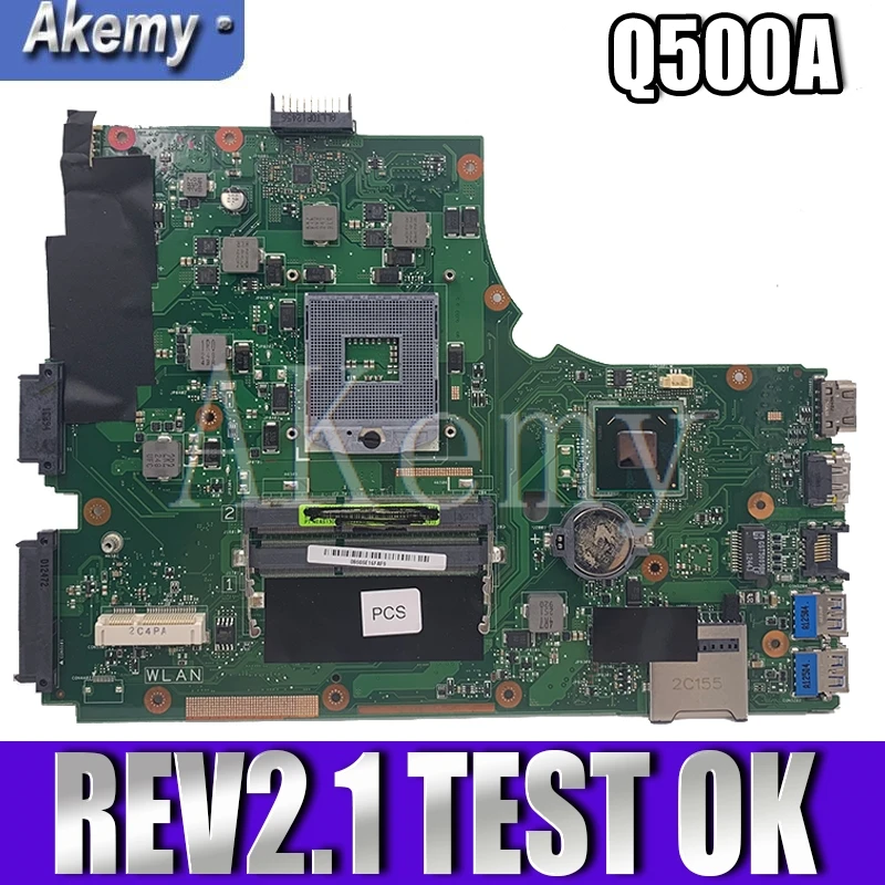AKEMY REV2.1 интегрированная материнская плата для ноутбука For Asus Q500A 100%