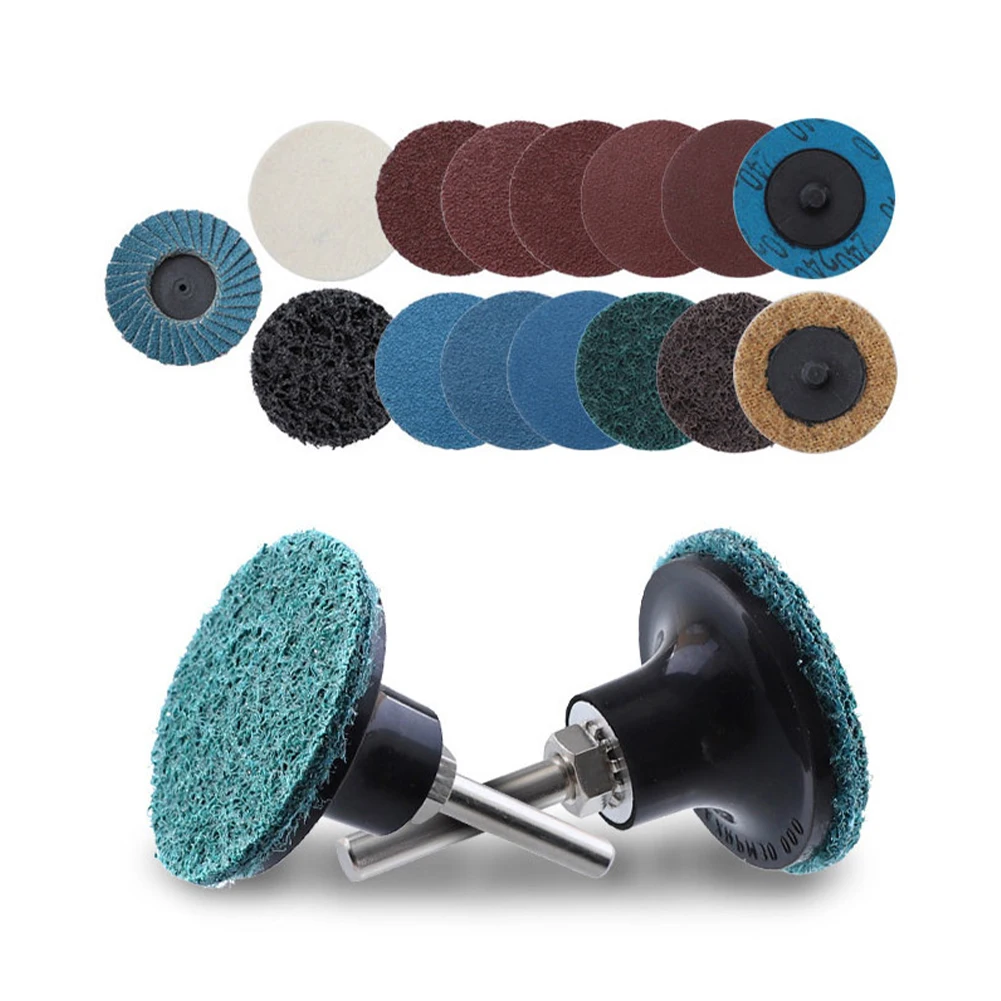 

101pcs Quick Change For Die Grinder Sanding Disc Set Assorted Metal Machining Professional Abrasive Tools With 1/4 Inch Holder