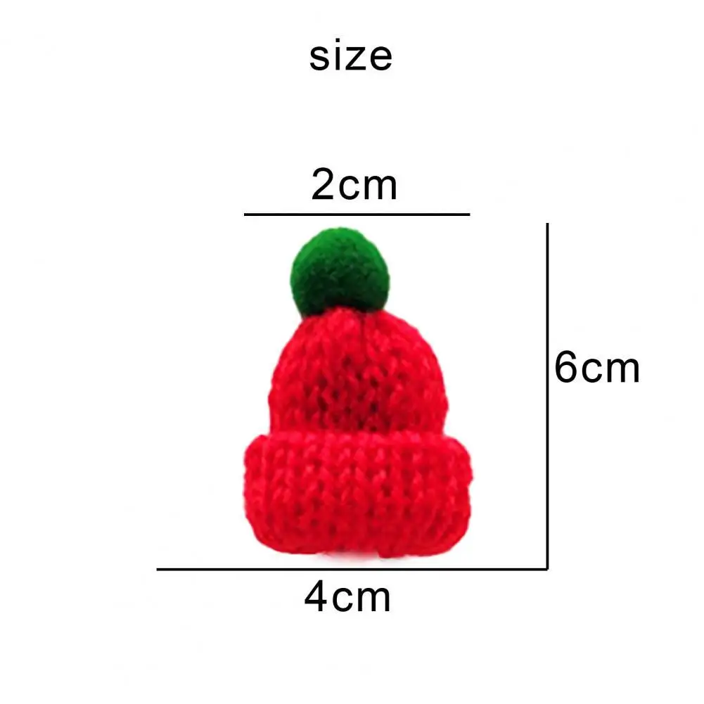 

10Pcs 3D Cap Christmas Tree Shape Party Hairpins Hair Clips Headwear