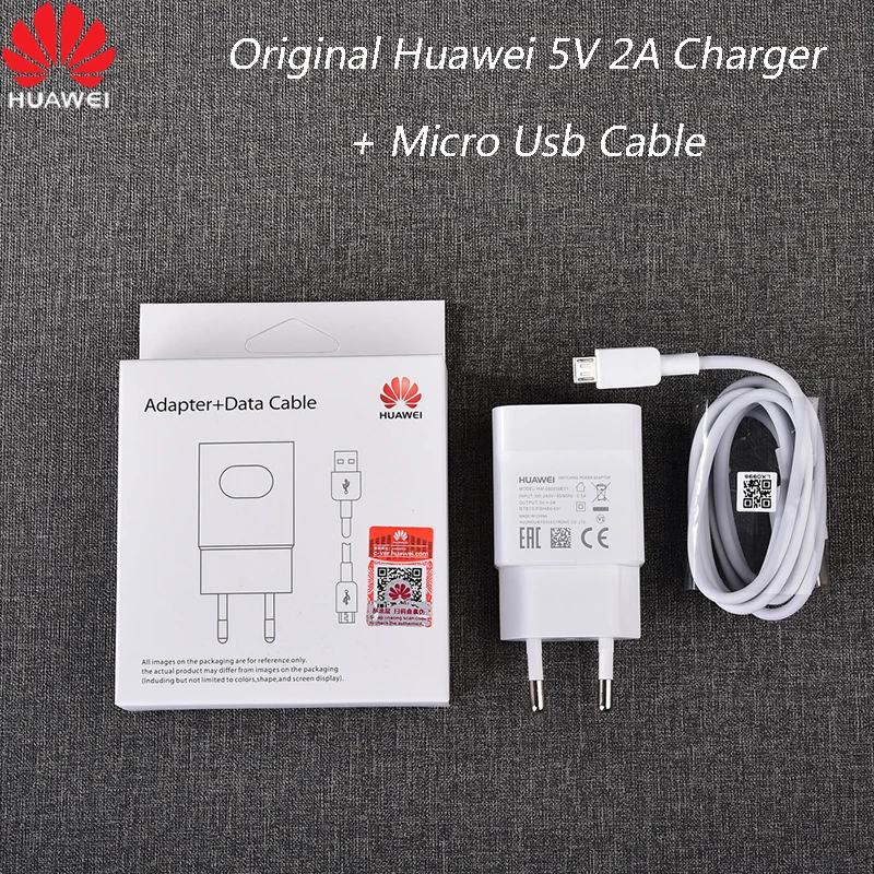 Оригинальное зарядное устройство для Huawei Mate 10 Lite 5 в 2 а ЕС США Великобритании и