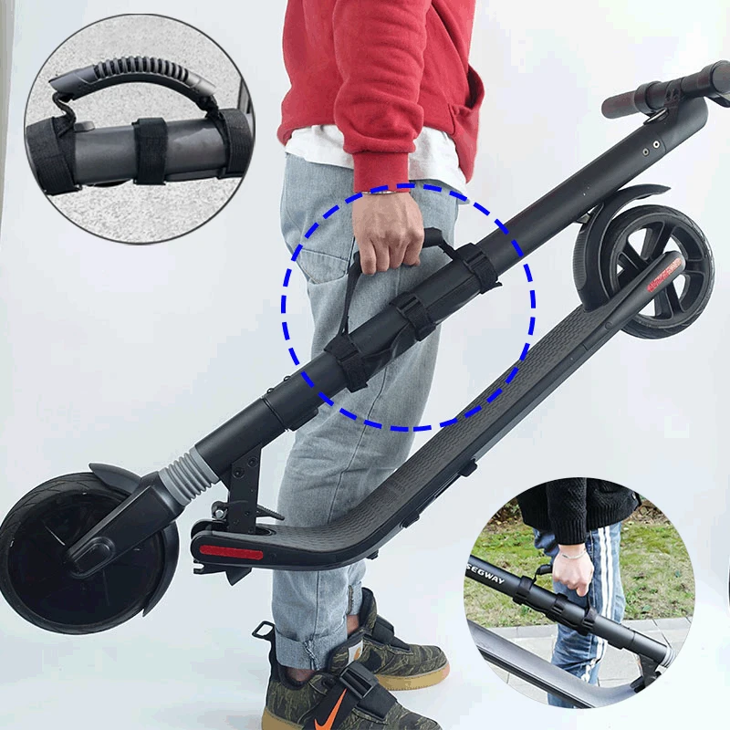 

1 PCS Bike Scooter Hand-Held Belt Skateboard Portable Handle Accessory with Straps Belt Hook for Xiaomi M365 Pro / Es1 Es2