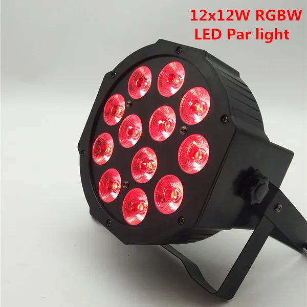 10 шт. легкий 12x12 Вт RGBW Par свет LED 4 в 1 панель света DMX Диско DJ Вечеринка бар
