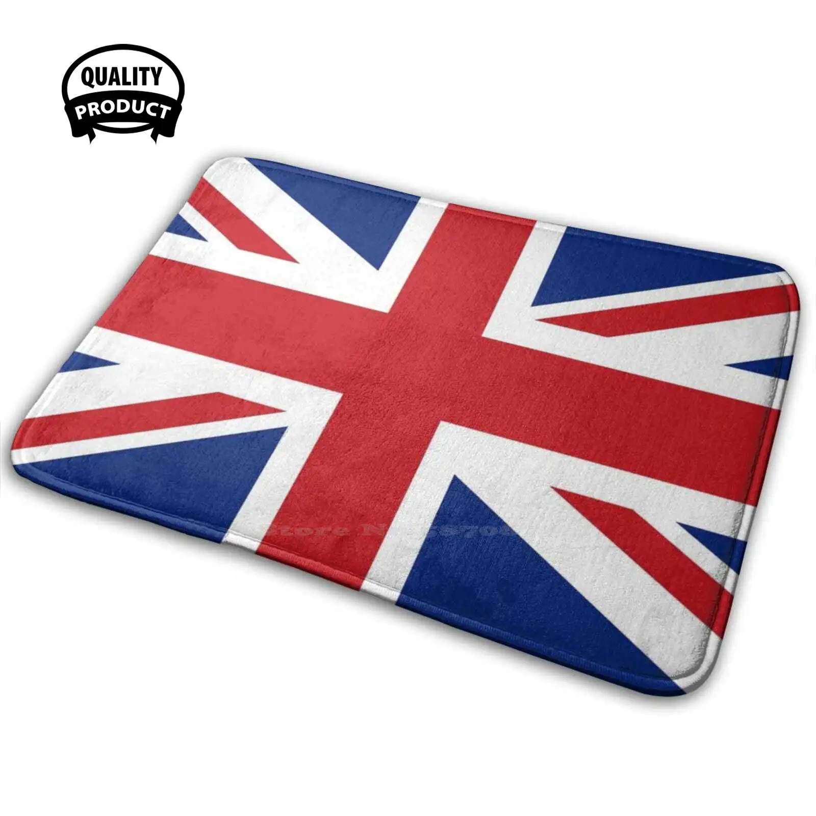 Удобный дверной коврик с флагом Великобритании и подушка флаг Флаг