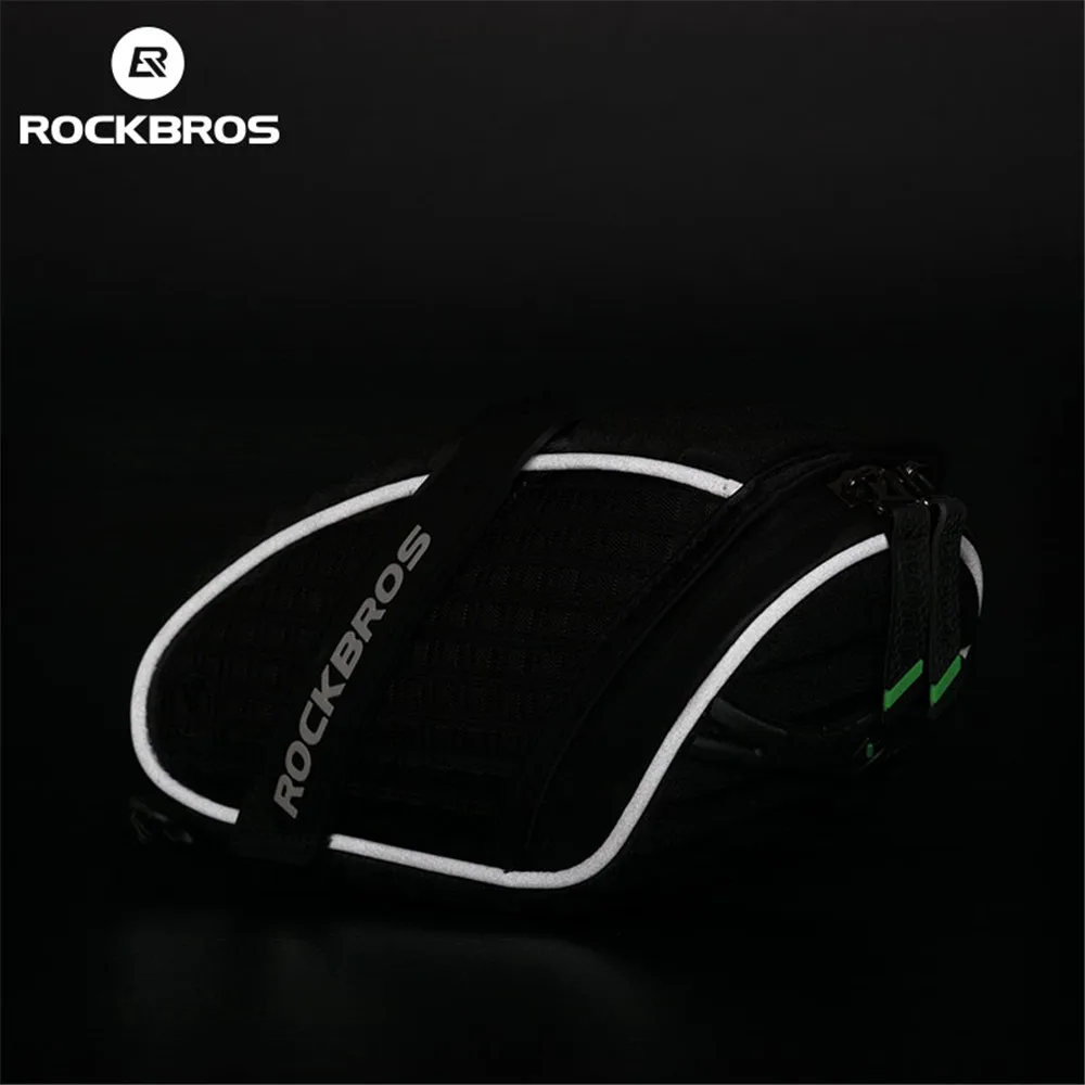 ROCKBROS 3D Shell Rainproof Bike Bag Reflective Shockproof Bicycle Cycling Rear Saddle Seatpost MTB Accessories | Спорт и