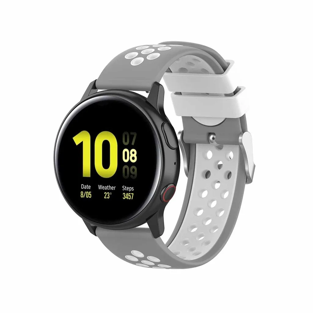 Силиконовый сменный ремешок для часов, ремешок для samsung Galaxy Active 2 40 мм 44 мм, Смарт-часы, аксессуары для браслетов, Active2#927