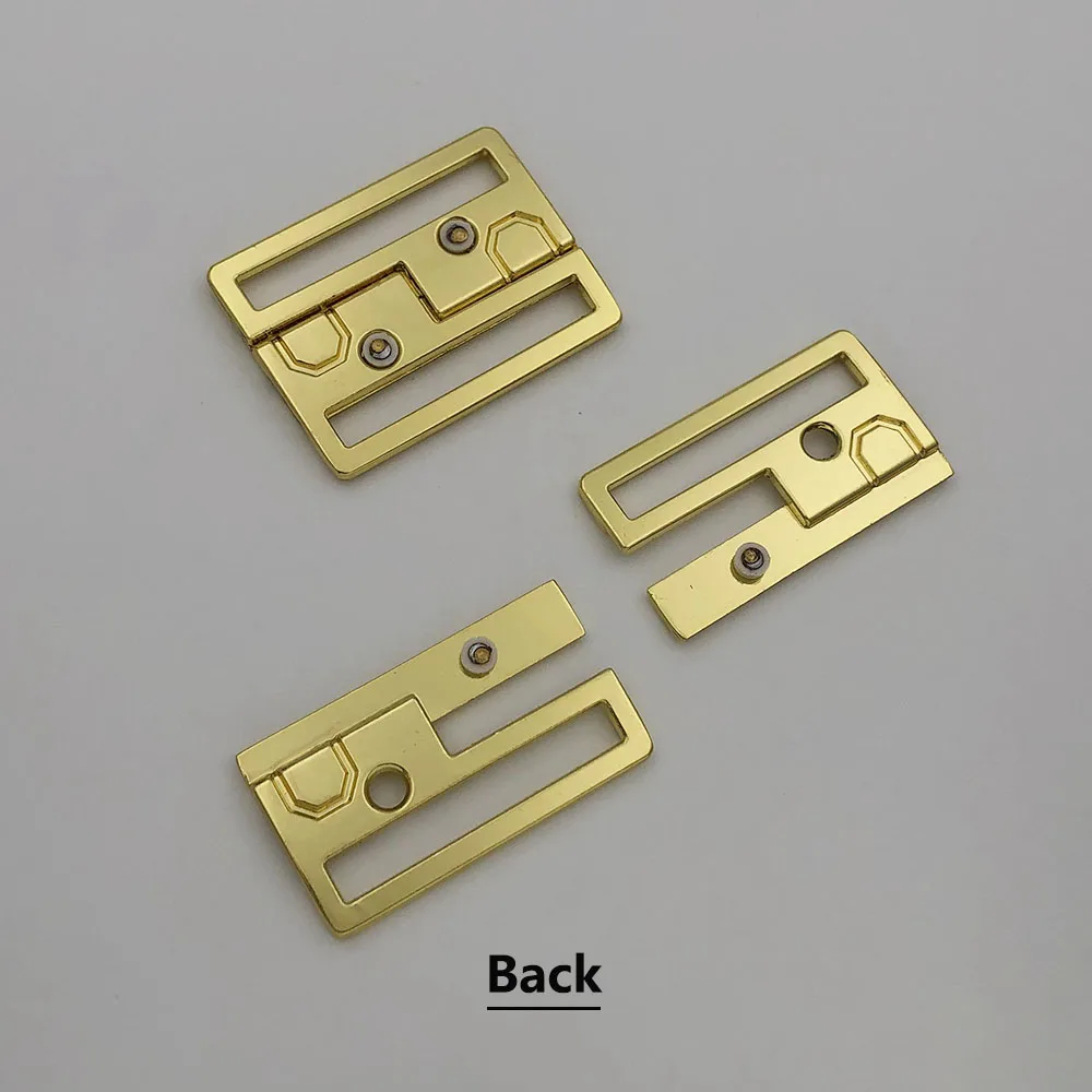 Зажим для бюстгальтера 35 мм металлическая передняя застежка задний крючок