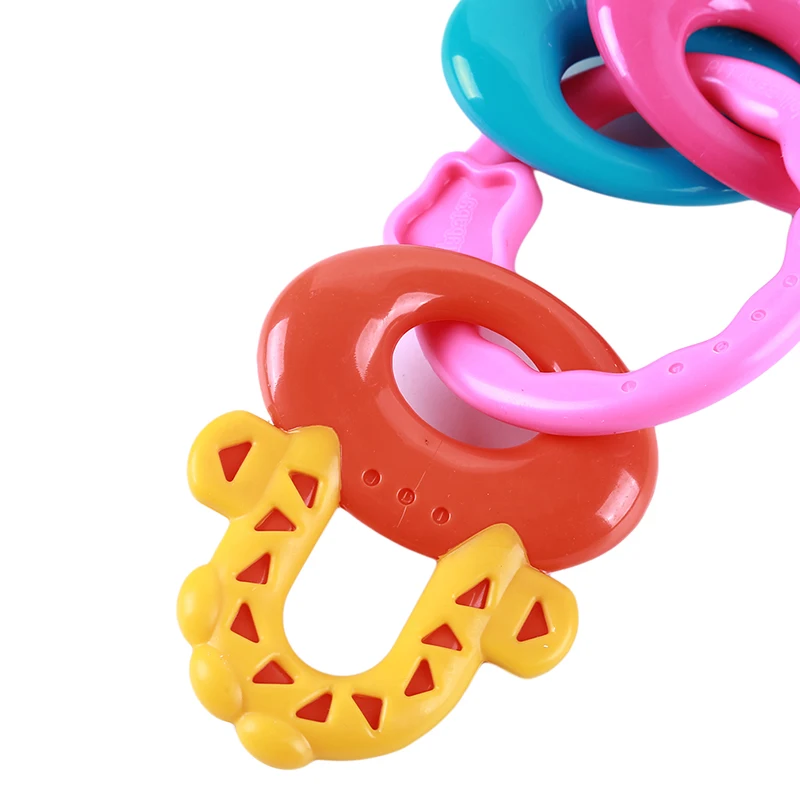 

1pc Plastic Teether Cartoon DIY Teething Necklace Pandents Infant Teething Toys For Teeth Tiny Rod Baby Shower Teethers Gift