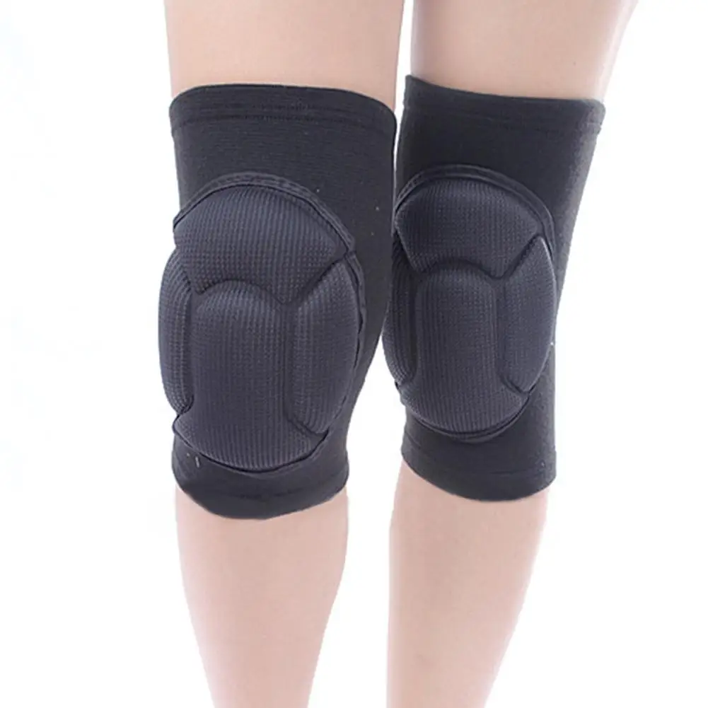 

Durable Knee Pads Classic Delicate Texture 1 Pair Sponge Volleyball Extreme Sports Knee Pads Brace Thickened Knee Protector