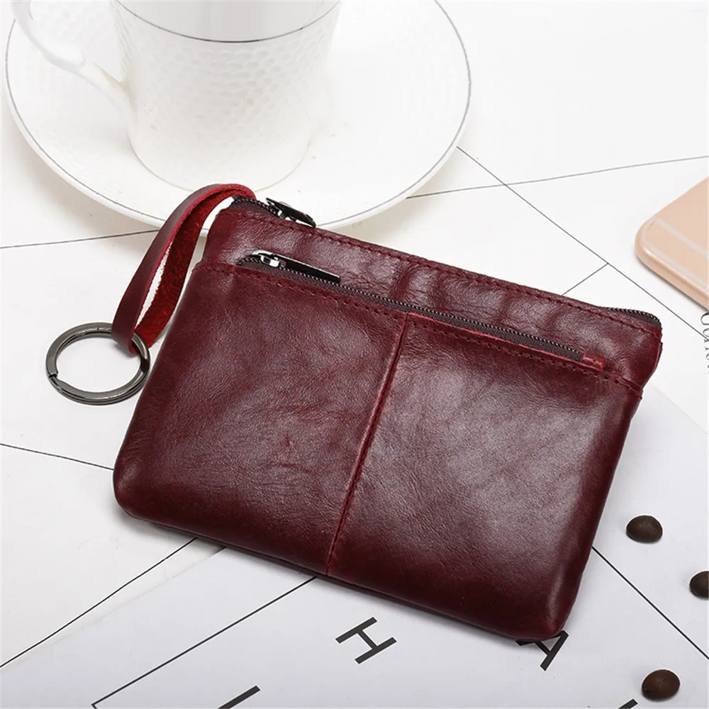 

Fashion Mini Purse Genuine Leather Zipper Vintage Short Lady Small Wallet Coin Purse For Girls Clutch Bag PU Ladies Card Holder