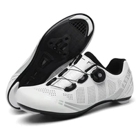 road cycling shoes sneaker white professional mountain bike breathable bicycle racing self locking shoes rubber clogs breathable