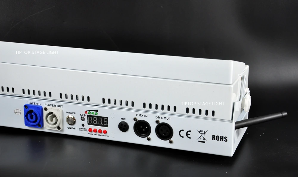 Tiptop сценический прожектор TP-G3037-6IN1 12x18 Вт Tyanshine RGBWA UV 6 цветов DMX батарея беспроводной светодиод настенная шайба Свет белый/черный