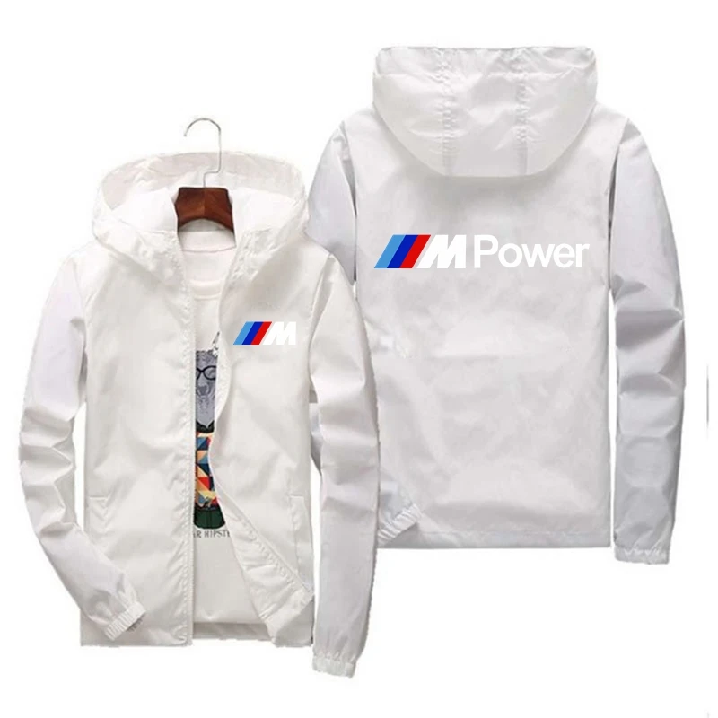 

Men Wind Jacket Spring Autumn Fashion Brand Slim Fit Coats Male Casual Baseball BMW Jacket Mens Overcoat Plus Size M-7XL