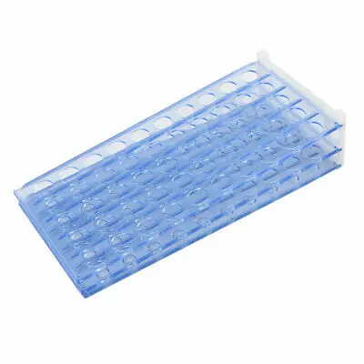 Прозрачный синий пластиковый съемный держатель для центрифужных пробирок 15 мм с 50 отверстиями от AliExpress WW