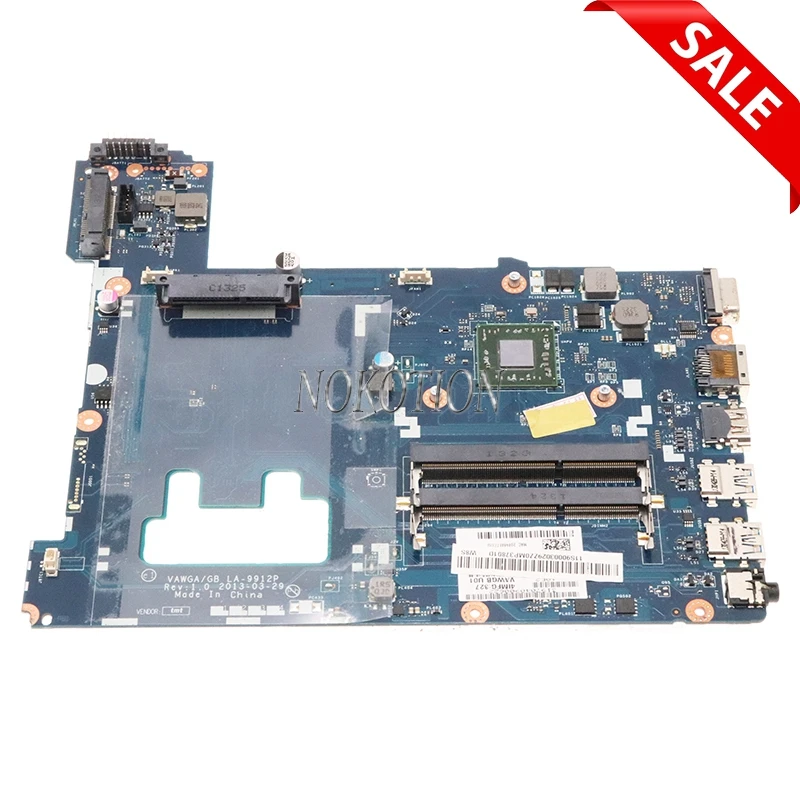 NOKOTION материнская плата для ноутбука Lenovo G505 VAWG GB LA 9912P основная 15 6 дюймов с A6 5200 CPU
