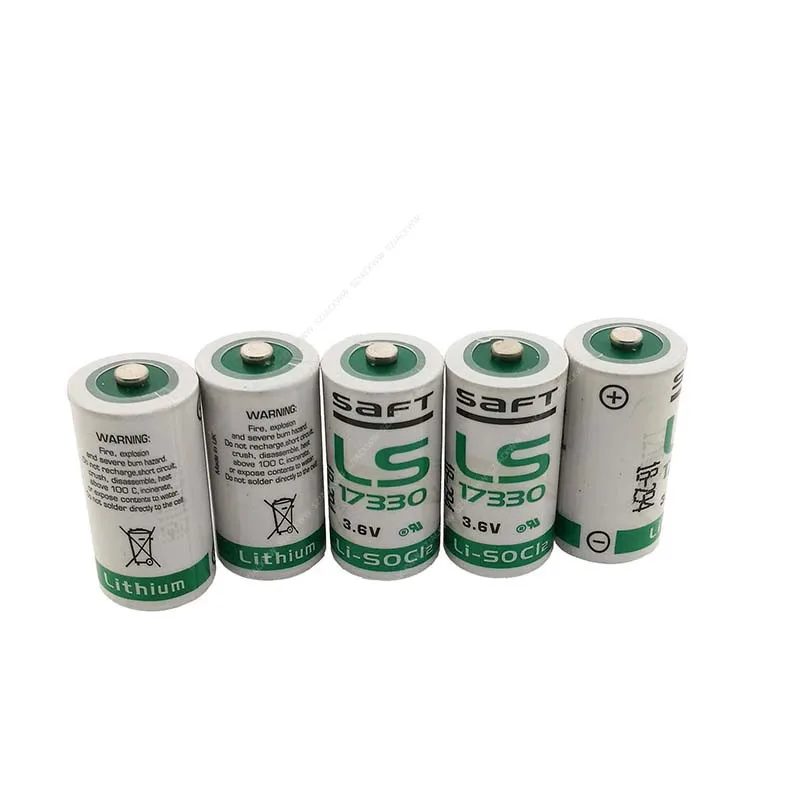 

20pcs/lot SAFT LS17330 3.6V 2/3A 2100mah Disposable Non-rechargeable PLC Batteries Cell for Detector Gas alarm lithium battery