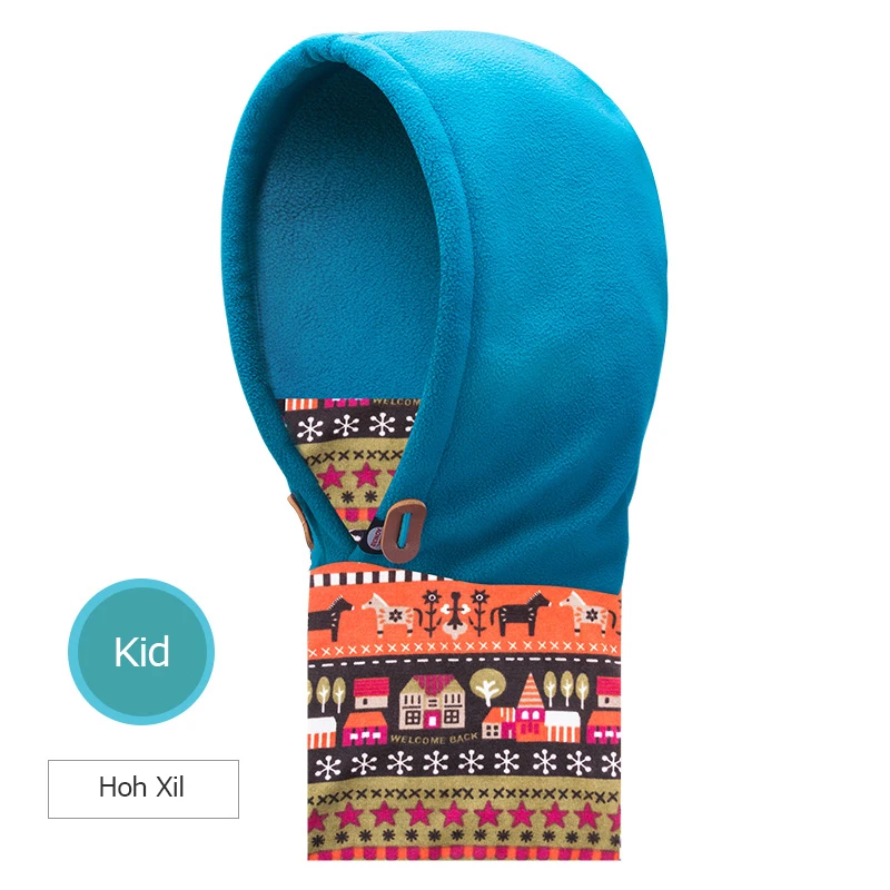 E813 Blue Hoh Xil AONIJIE E802 унисекс для взрослых и детей, двухслойная Зимняя Теплая Флисовая Балаклава, лыжная шапка, маска, шарф для бега - Цвет: E813 Blue Hoh Xil
