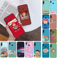 fhnblj ponyo on the cliff phone case for redmi k20 4x go for redmi 6pro 7 7a 6 6a 8 5plus note 9 pro capa