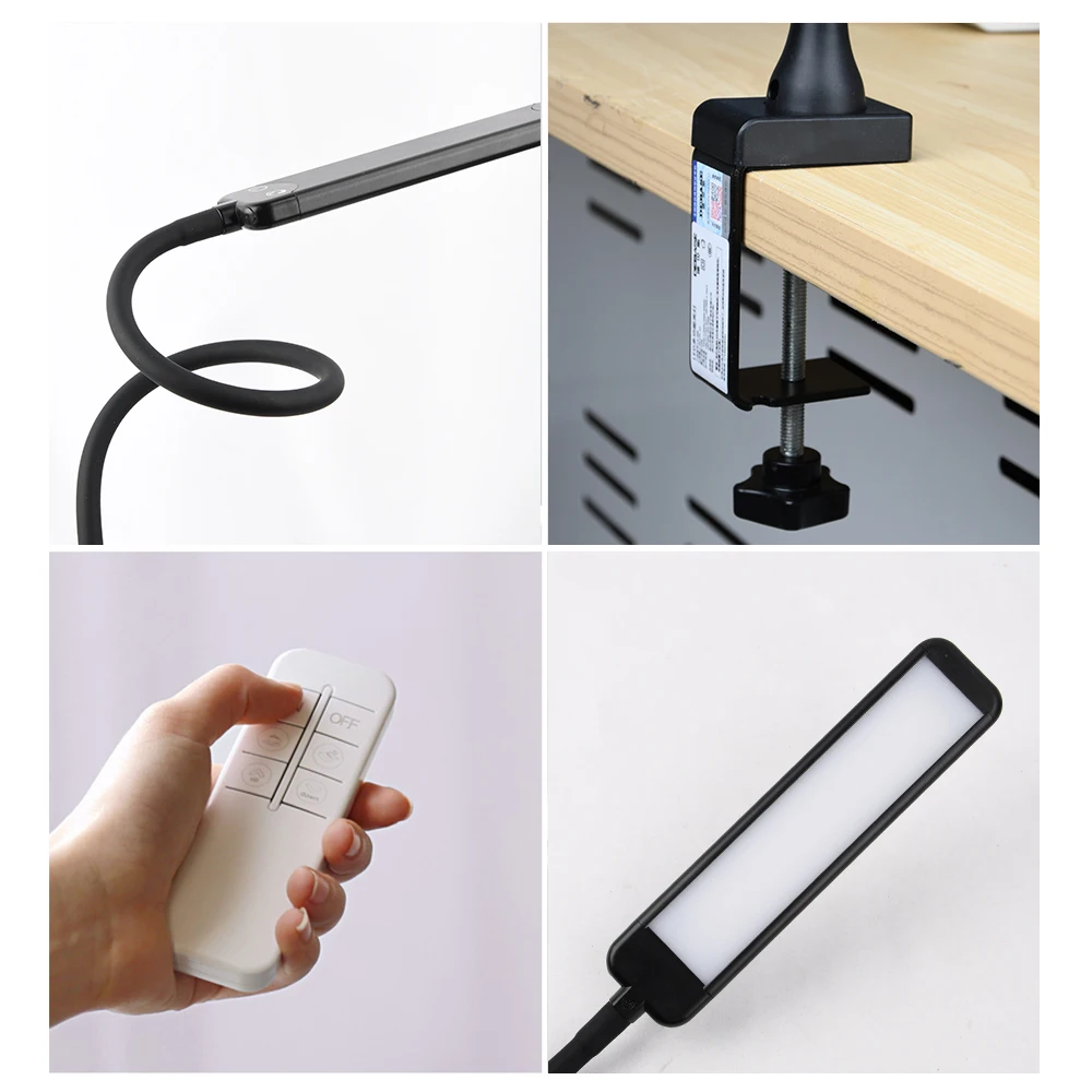 Настольная лампа на длинной ножке с 64 светодисветодиодный гибсветодиодный