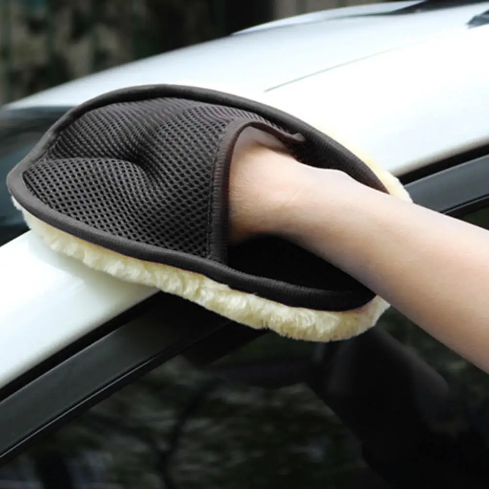 

Cashmere Soft Car Washing Glove 15*25cm Auto Cleaning Brush Motorcycle Washer Care Car Wash Auto Beauty Maintenance Tools
