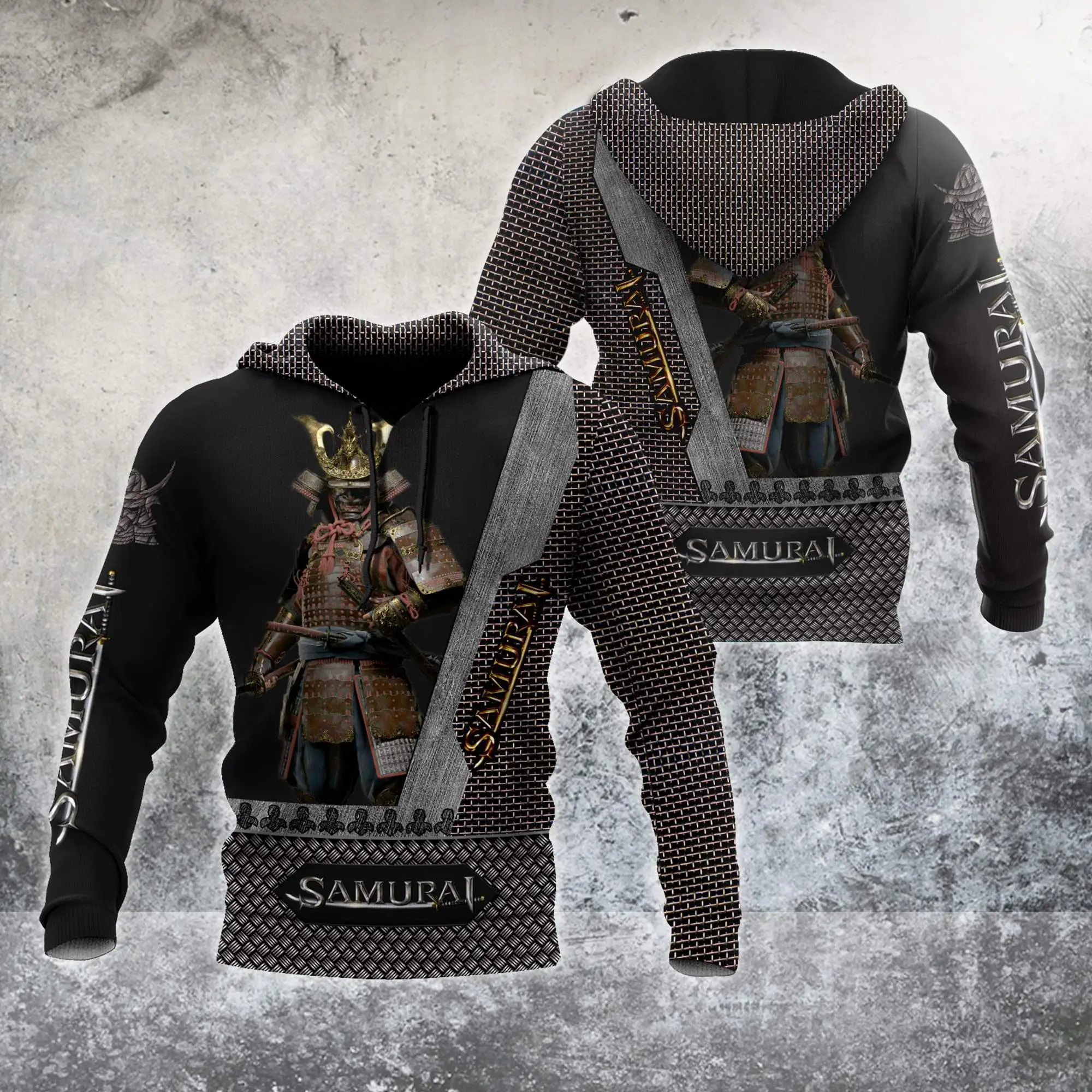 

New Japanese Samurai Tattoo 3D Printing New Men's Sweatshirt Harajuku Zip Hoodie Casual Unisex Jacket Pullover Style - 04