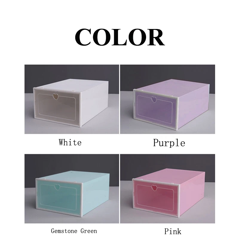 1-2 шт. органайзер для хранения обуви коробка утолщенный прозрачный ящик