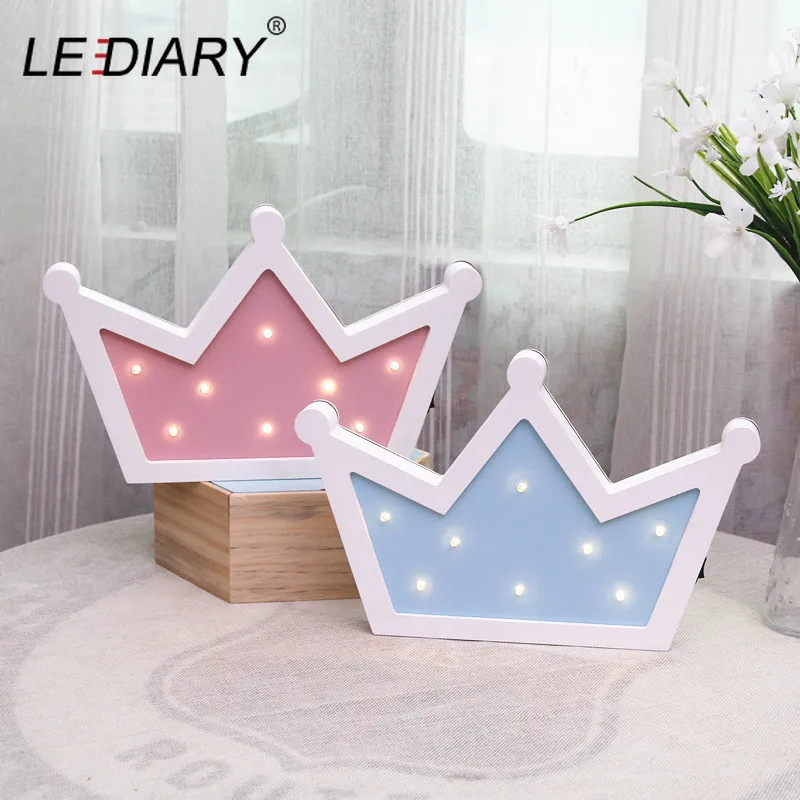 Деревянные ночники LEDIARY динозавр панда корона декор для комнаты ночник в виде