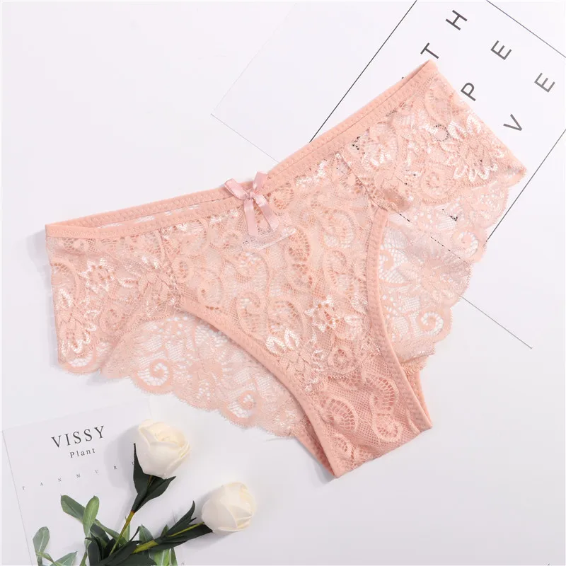 Размера плюс S/XL модные высококачественные женские трусики Прозрачное нижнее белье женские кружевные мягкие трусики сексуальное женское нижнее белье - Цвет: Хаки