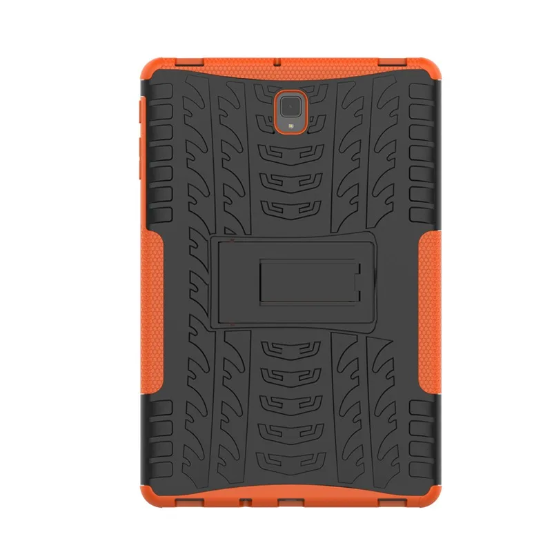 Оранжевый Для Samsung Galaxy Tab S4 10,5 T830 чехол для планшета SM-T830 T835 10,5 дюймов Броня Силиконовый ТПУ+ PC противоударный чехол с подставкой+ ручка+ пленка - Цвет: Оранжевый
