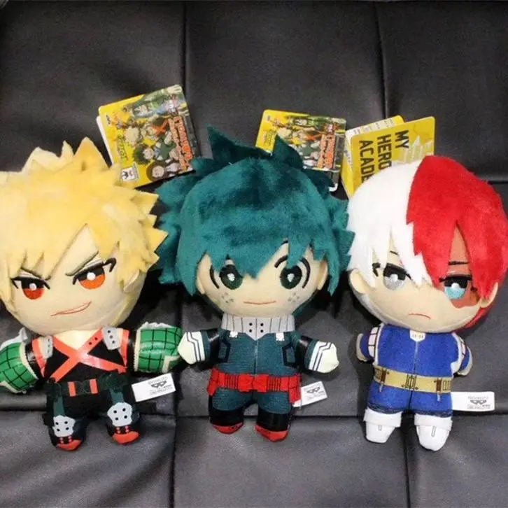 15 см аниме Моя геройская Академия Izuku мидория Katsuki Bakugou Shouto Todoroki плюшевый кулон