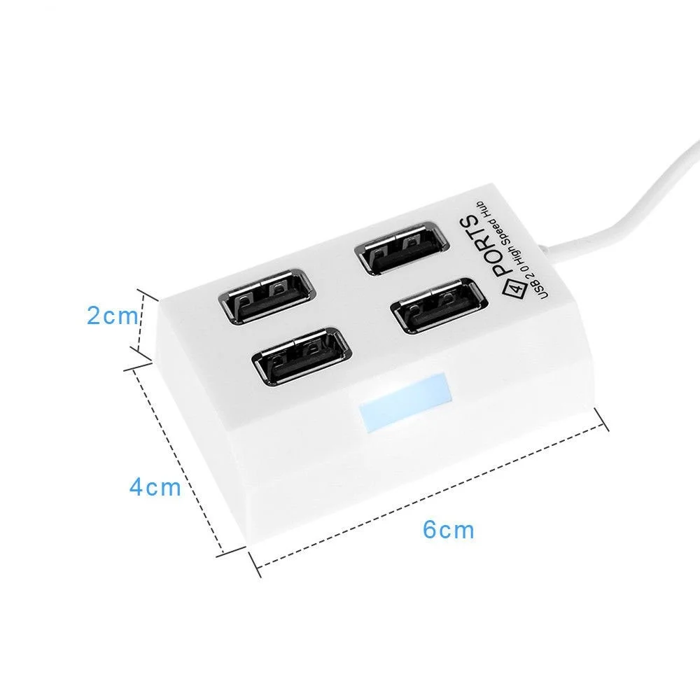

Portable Slot Hub Universal For Laptop Tablet Computer High Speed Adapter 4 Port USB 2.0 Hub Splitter USB Hubs