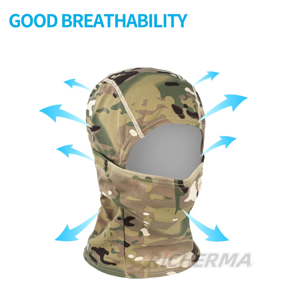 Зимняя мотоциклетная маска на все лицо Мужская Балаклава из CS камуфляжная