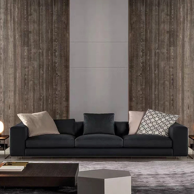 Гостиная 7 местный отборочные диваны L Форма большой тканевый диван набор