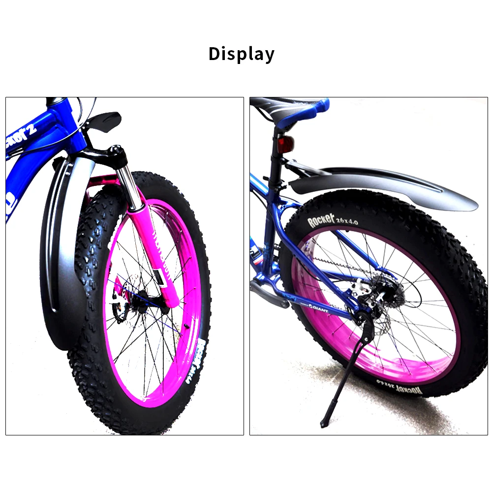 Комплект брызговиков для велосипеда Snow Bicycle Planet 2 шт. регулируемый комплект