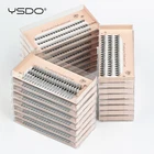 YSDO 1020 Вт, 30 Вт, 4050 Коробки наращивание ресниц оптом индивидуальных ресниц макияжа накладные ресницы, Ложные ресницы 20D кластера ресницы