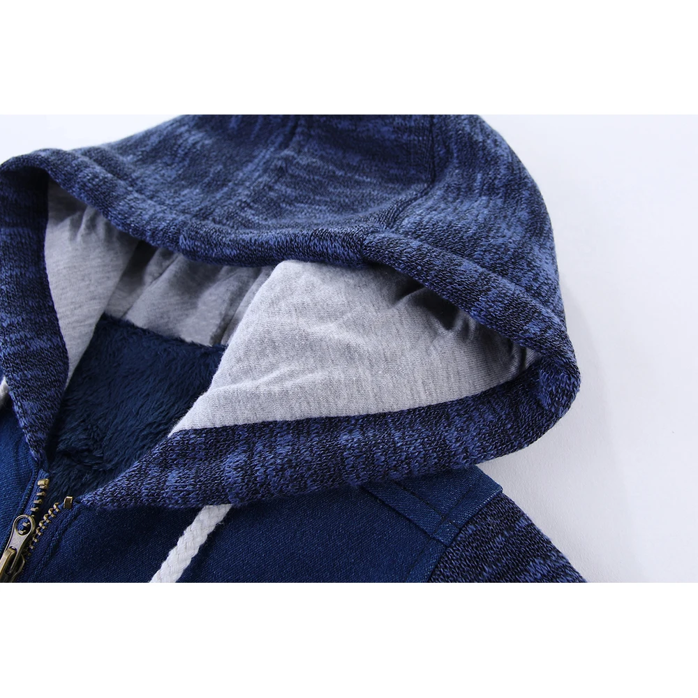 Mudkingdom Winter Jackets for Boy Children's Clothing Hooded Fur Lined Warm Outerwear Windbreaker Kids Coats Toddler Clothes