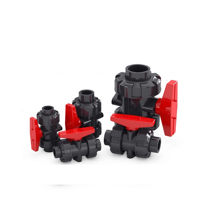 1/2 дюйма ~ 2 ПВХ шаровой клапан пластиковый переключатель для водопроводной трубы