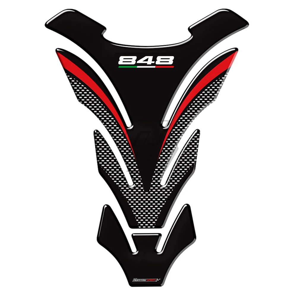 3D наклейки из смолы для Ducati 848 EVO Tankpad | Автомобили и мотоциклы