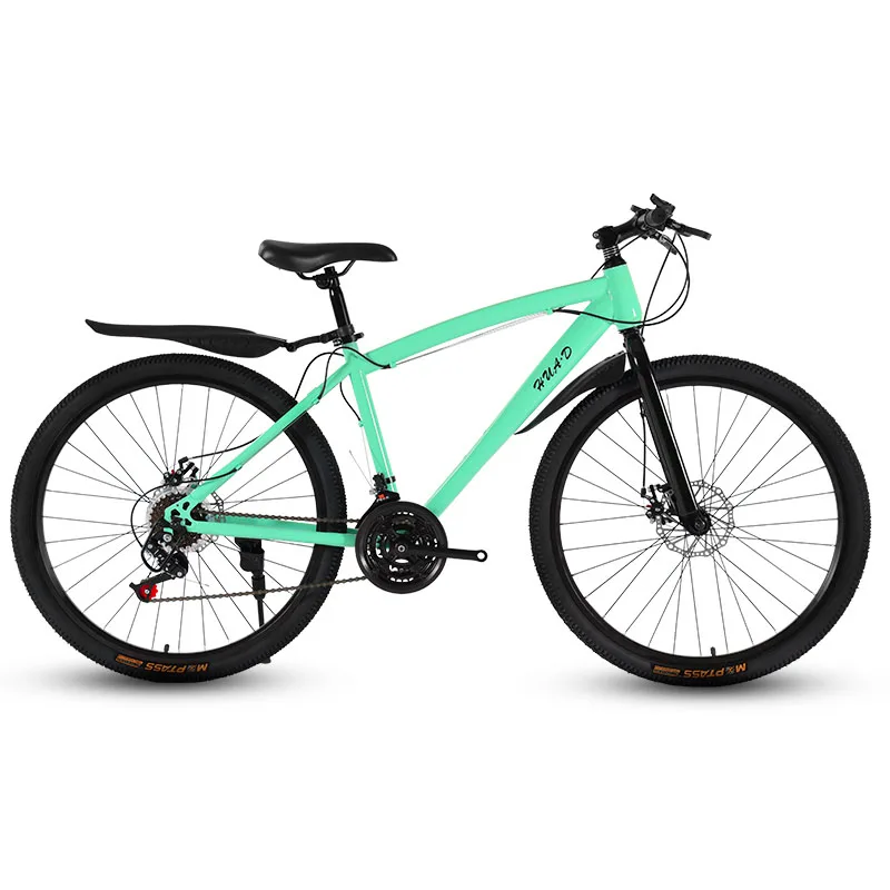 Bestellen 24/26-zoll Mountainbike Geschwindigkeit Ändern Doppel Disc Bremse Speichen Rad Student Erwachsene Dämpfung Kreuz-Land Bike