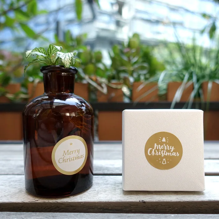 2 шт./компл. бумага для украшения на Рождество запечатывания стены стикеры сделай