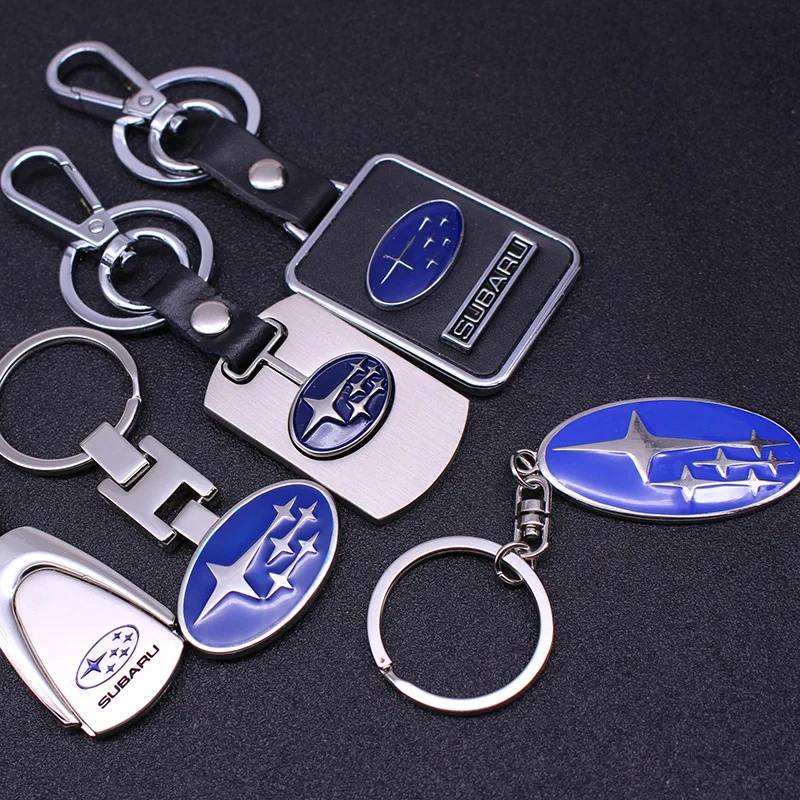 Отлично подходит для серии Subaru металлические кольца ключей Универсальный брелок