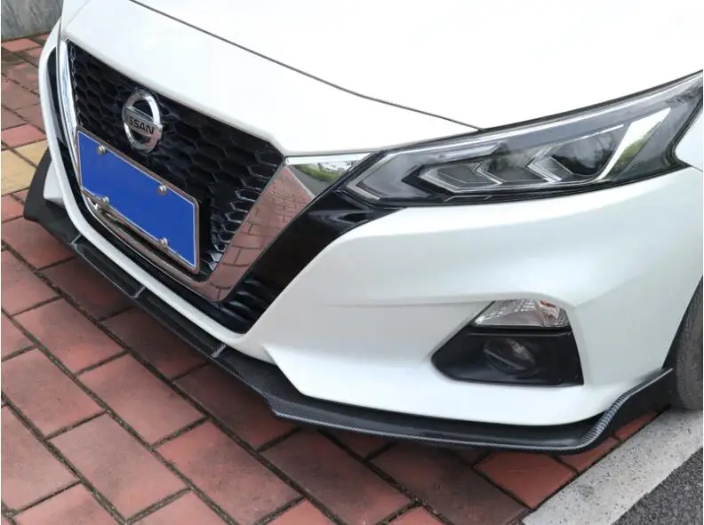 ABS углеродное волокно передний бампер губа задний диффузор Подходит для NISSAN ALTIMA