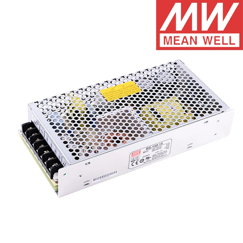 

RS-150-15 Mean Well 150W/10A/15V DC Single Output Switching Power Supply meanwell online store