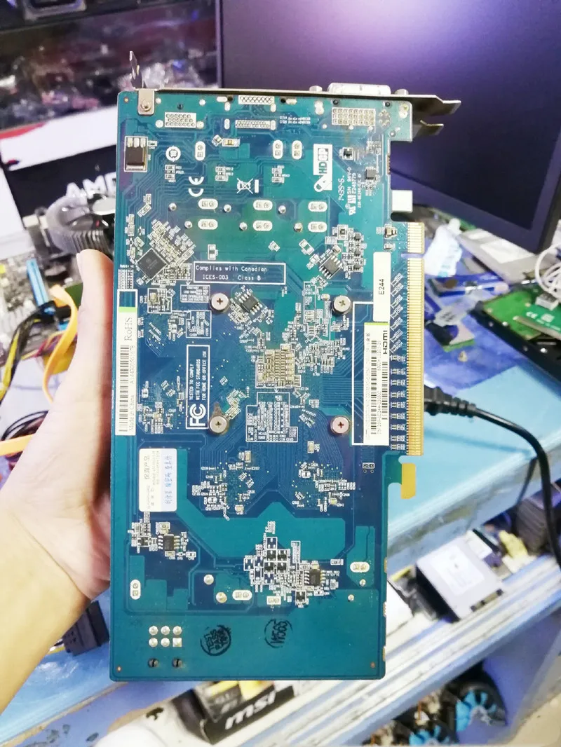 Видеокарта SAPPHIRE R7 250 1 ГБ GDDR5 графические карты для AMD Radeon серии R7-250 1G HDMI DVI 65 Вт DirectX