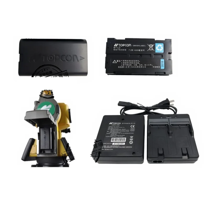 

Topcon Total Station BT-L2 Battery ES-600G/ES-602G/OS-602G/GTS-1000/GTS-1002/GTS-1005 Series Topcon BC-L2A Charger