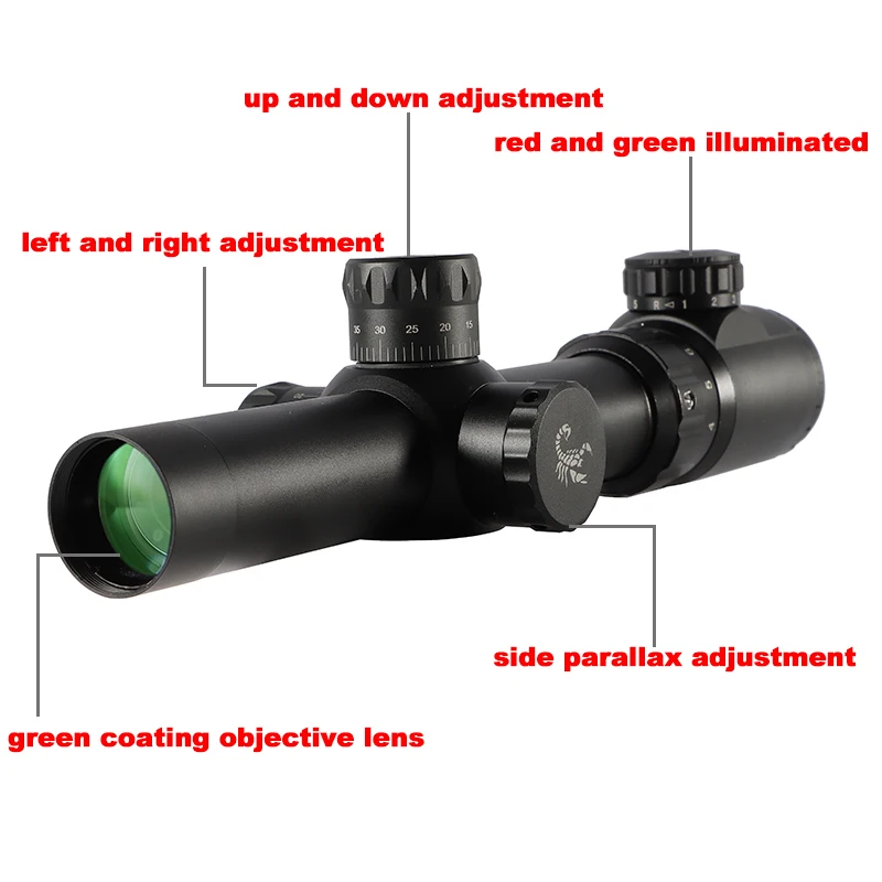 Охотничий прицел Bestsight 2 5-8x24 боковой Фокус регулировка параллакса снайперский