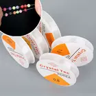 Прозрачный шнур для бисероплетения, эластичная леска для изготовления ювелирных изделий сделай сам, 0,7 мм, 0,5 мм, 0,8 мм, 1,0 мм