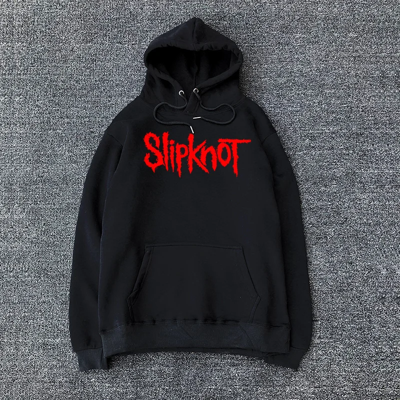 Рок группа для мужчин и женщин Группа Slipknot хип хоп Уличная толстовки хлопок с