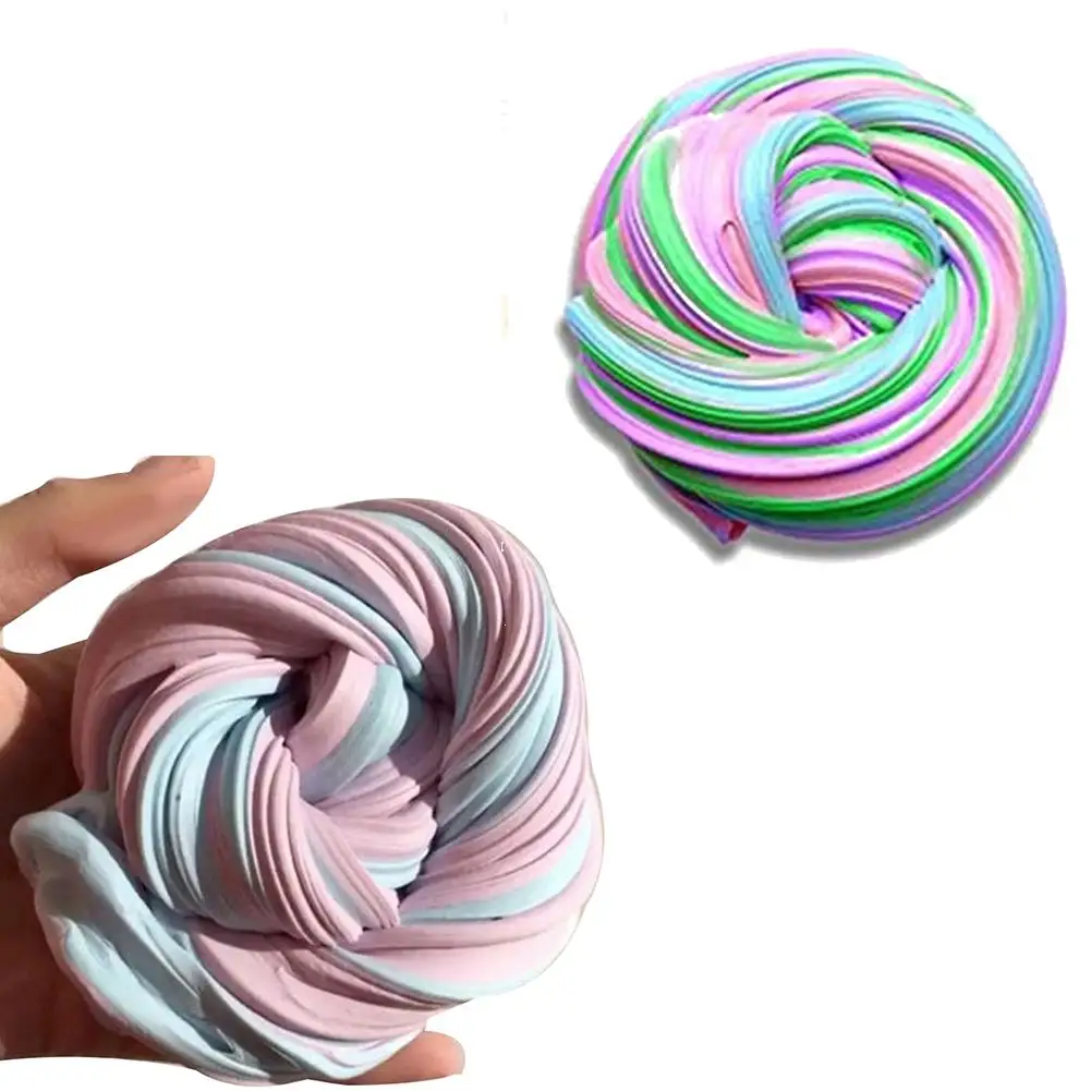 

1Pcs 60ml Colorful Slime Mud Clay DIY Clay Plasticine Craft Kids Children Stress Reliever Sludge Children Education Toy Gifts